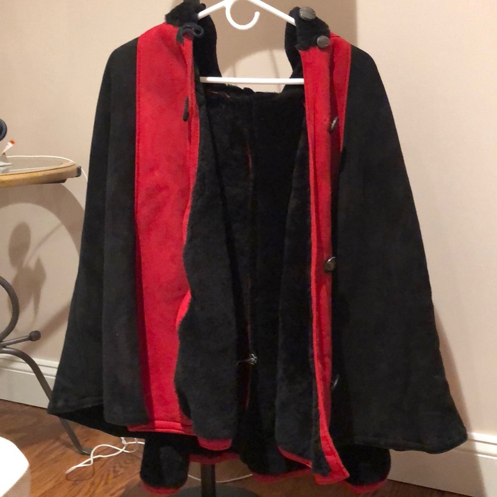 Shearling Cape